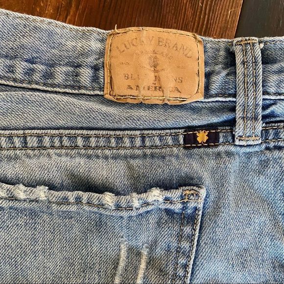Lucky Brand Distress Jean Shorts - Picture 3 of 5